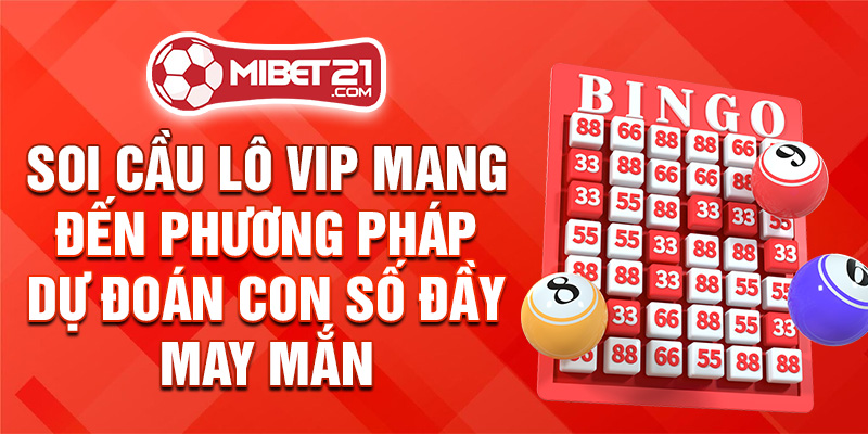 Soi cầu lô vip mang đến phương pháp dự đoán con số đầy may mắn